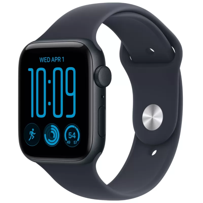 Apple Watch SE 3 MJL94LW/A 44mm GPS - Midnight Aluminum/Navy Blue Sport Band