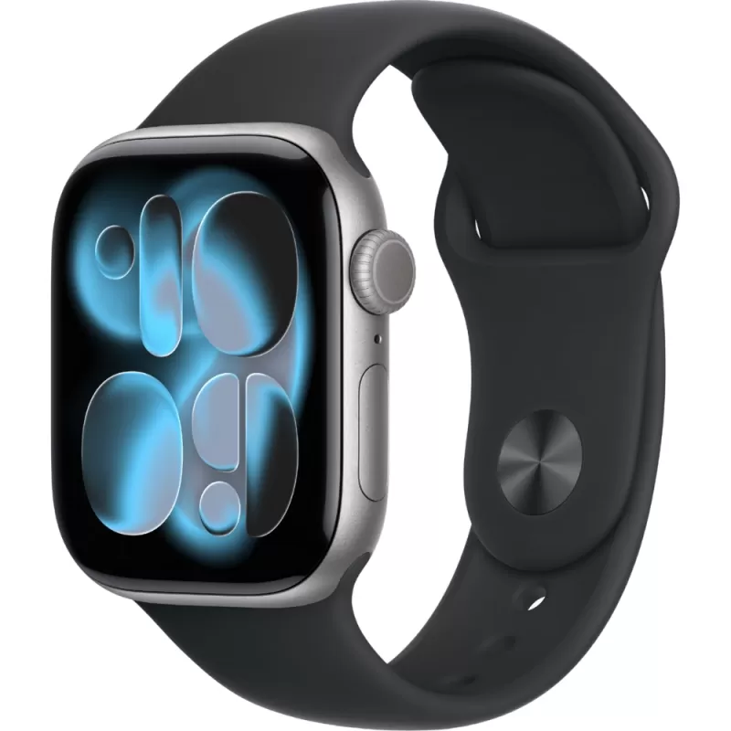 Apple Watch Series 11 MEQX4LW/A 42mm GPS - Space Gray Aluminum/Black Sport Band