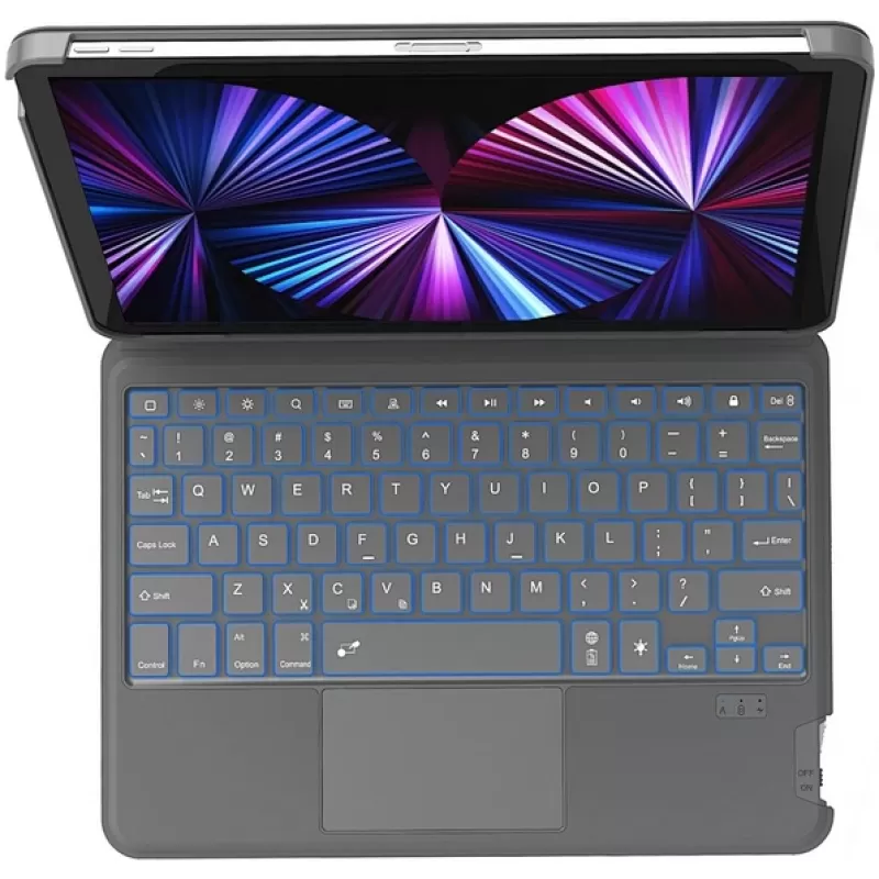 Teclado Wireless Wiwu Combo Touch Case para iPad 10.9" (2022) - Gray