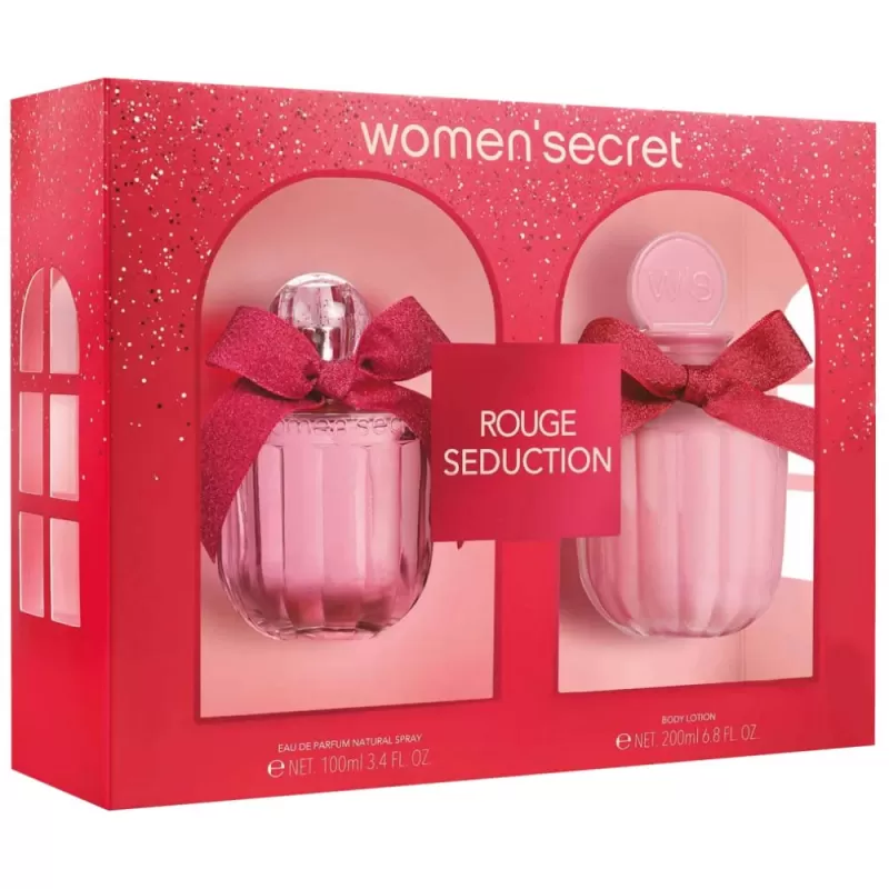 Kit Perfume Women'Secret Rouge Seduction EDP 100mL + Body Lotion 200mL - Femenino