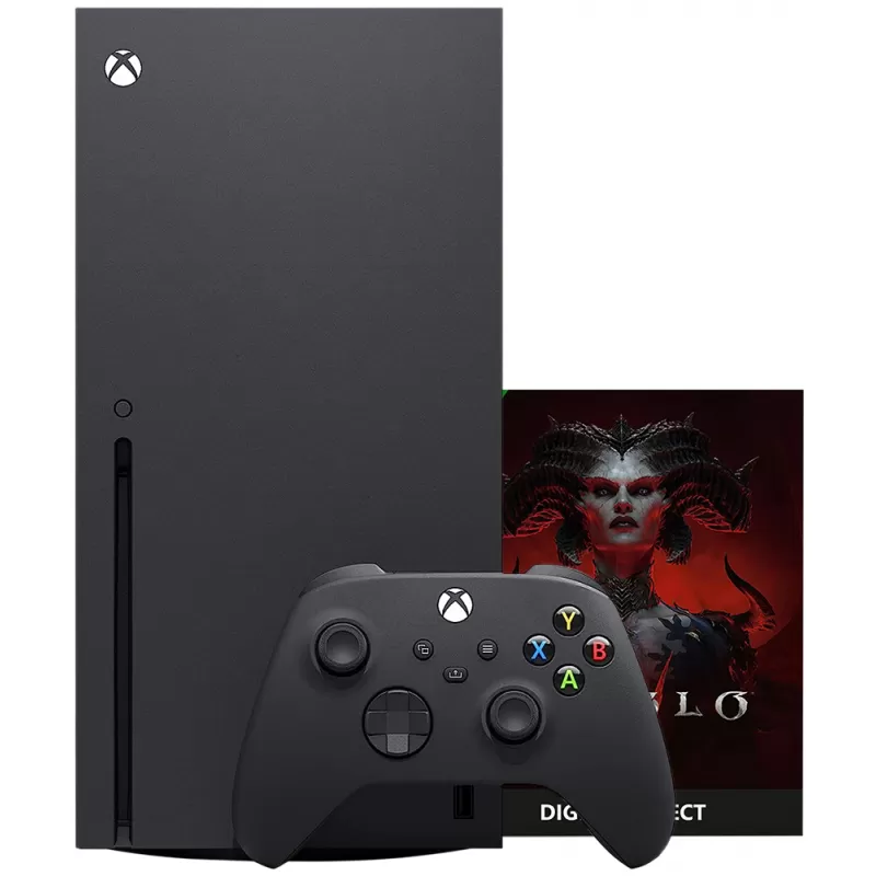 Consola Microsoft Xbox Series X 1882 4K 1TB SSD Diablo IV - Black (Caja Fea)