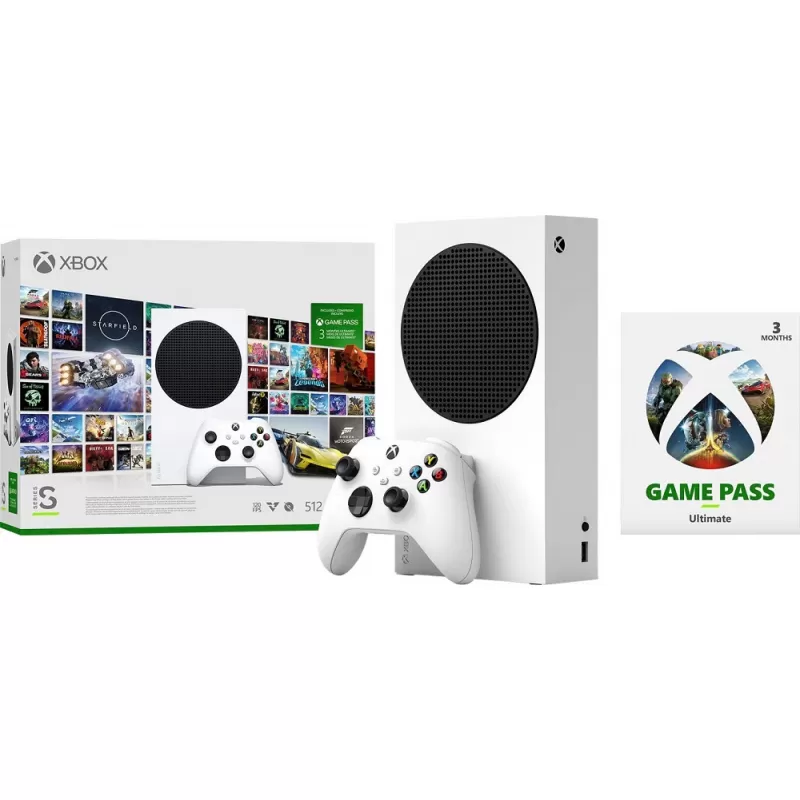 Consola Microsoft Xbox Series S Digital 1883 512GB SSD Robot White + Gamepass 3 Meses