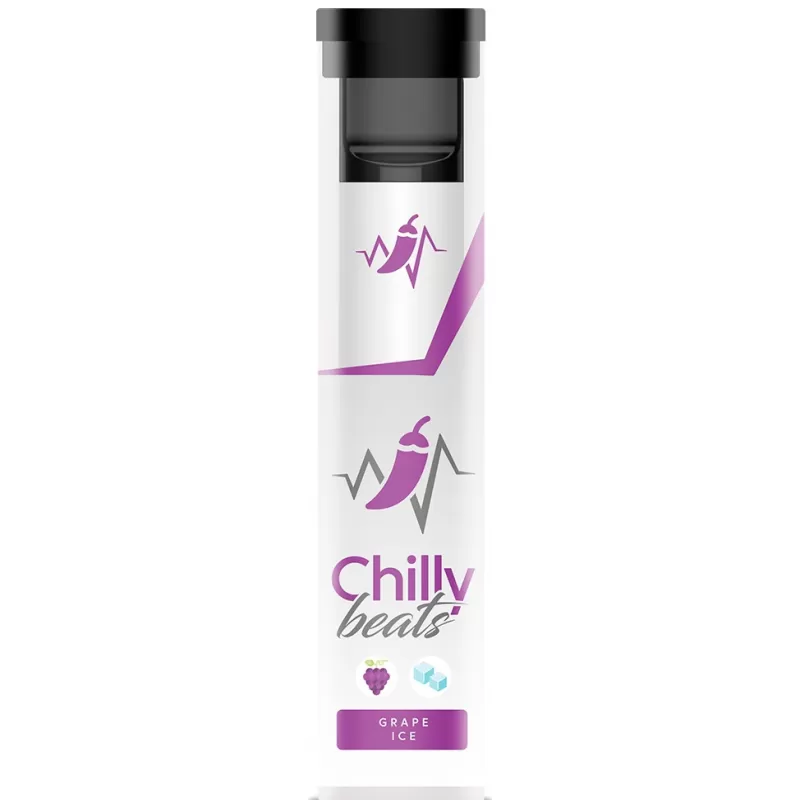 Vaper Chilly Beats Descartable ZRO-C6 0% Nicotina 600 Puffs - Grape Ice
