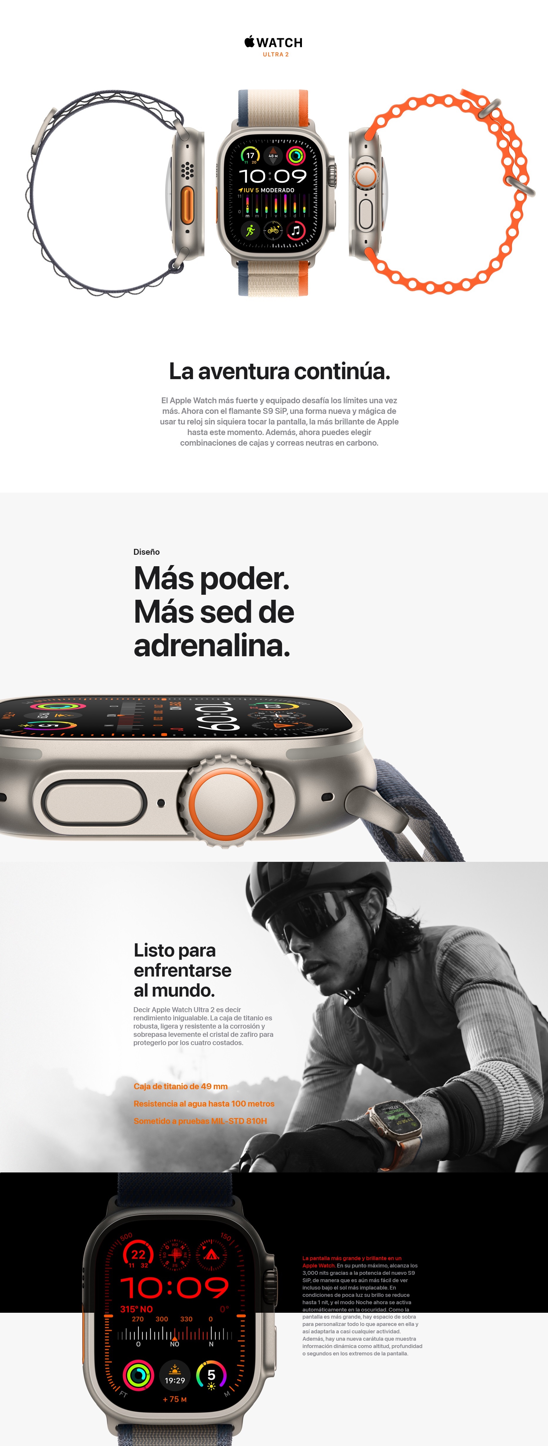 Apple Watch Ultra 2 Cel+GPS/Oxi 49MM MREG3LL/A - Blue Ocean Band na loja  Atacado Games no Paraguai - ComprasParaguai.com.br